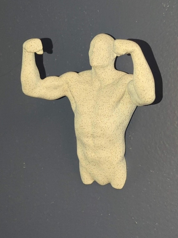 Muscular Man Wall Art: Bicep Sculpture - Home Gym Decor, shown in listing image 5 with additional visible details or options.