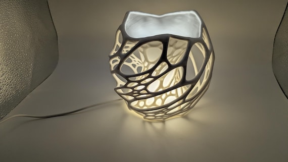 Cellular Twist Lamp – Sculptural Table Accent Light, shown in listing image 4 with additional visible details or options.