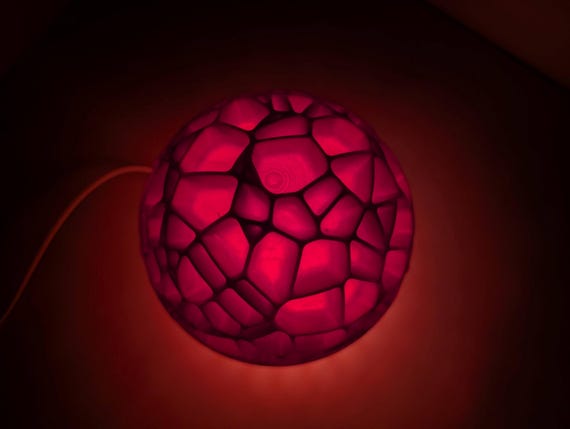 Mushroom Accent Light (multiple color options), USB Powered Voronoi Nightlight, shown in listing image 5 with additional visible details or options.