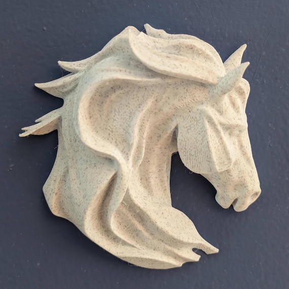 Horse Head Wall Art: Modern Farmhouse Decor, shown in an additional close-up listing view with visible shape and details.
