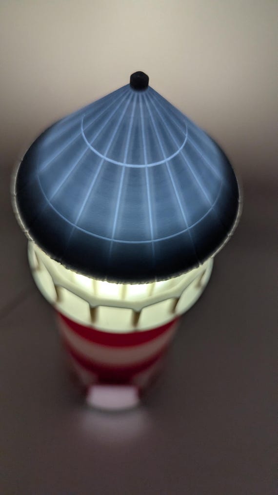 Coastal Lighthouse Lamp, Nautical Nursery Decor, Beach House Table Lamp, Gift for Sailors, Unique Bedside Lamp, 10, shown in listing image 6 with additional visible details or options.
