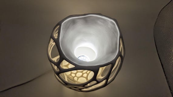 Cellular Twist Lamp – Sculptural Table Accent Light, shown in listing image 5 with additional visible details or options.