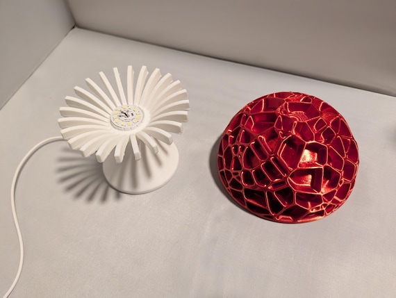 Mushroom Accent Light (multiple color options), USB Powered Voronoi Nightlight, shown in listing image 7 with additional visible details or options.