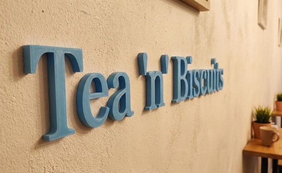 Custom raised Wall Letters, Personalized Business Signage, Home Decor, 7 sizes and 40+ colors, shown in listing image 10 with additional visible details or options.