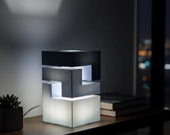 Impossible Cube Accent Light, Geometric USB Powered Nightlight