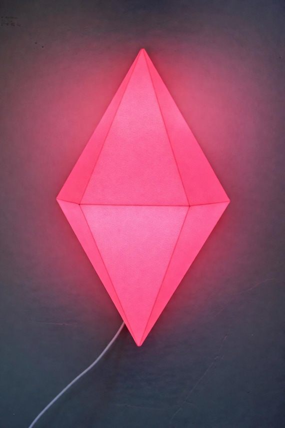 The Flying Diamond, Modern Floating Accent Lamp, Artistic Diamond Sconce, Many Colors (USB Powered), shown in listing image 5 with additional visible details or options.