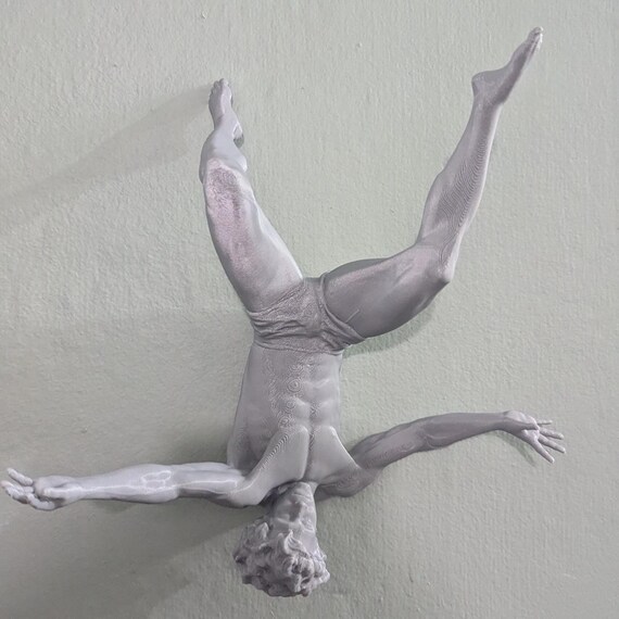 Floating Figure Wall Sculpture: Modern Art Deco Statue, shown in listing image 4 with additional visible details or options.