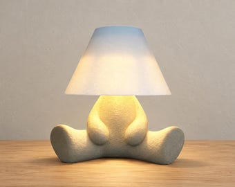 Little Moods Character Lamp, Dimmable USB LED Light, Custom Colors, Sculptural Table Decor