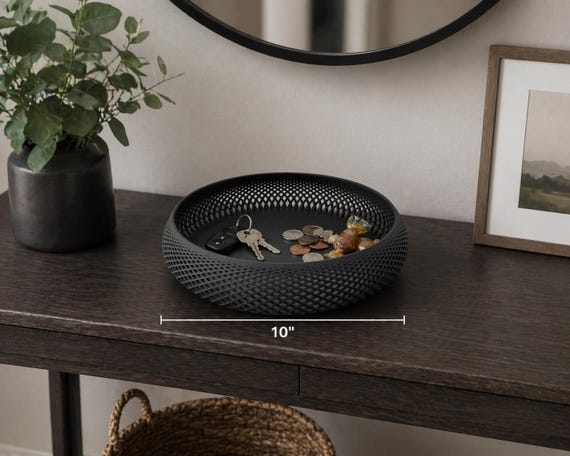 Modern Lattice Catchall Bowl with Optional Lid, shown in an additional close-up listing view with visible shape and details.