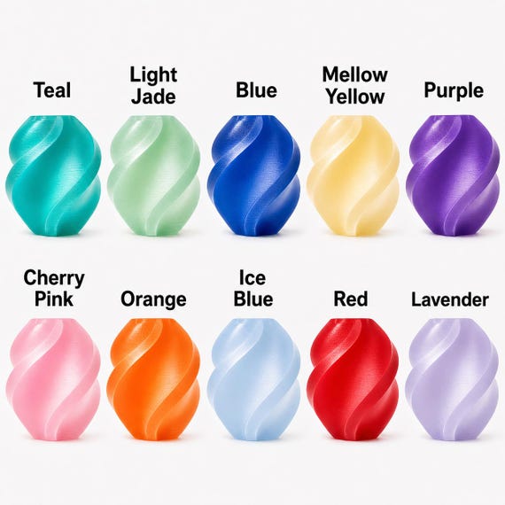 Complete translucent color chart identifying ten colors, including the six glowing shade colors used in Lumenvale pairings.