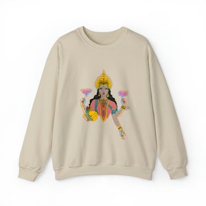 Goddess Lakshmi - Unisex Heavy Blend Crewneck Sweatshirt