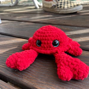 crochet crab plushie, crab plushie, crab toy, kids gifts
