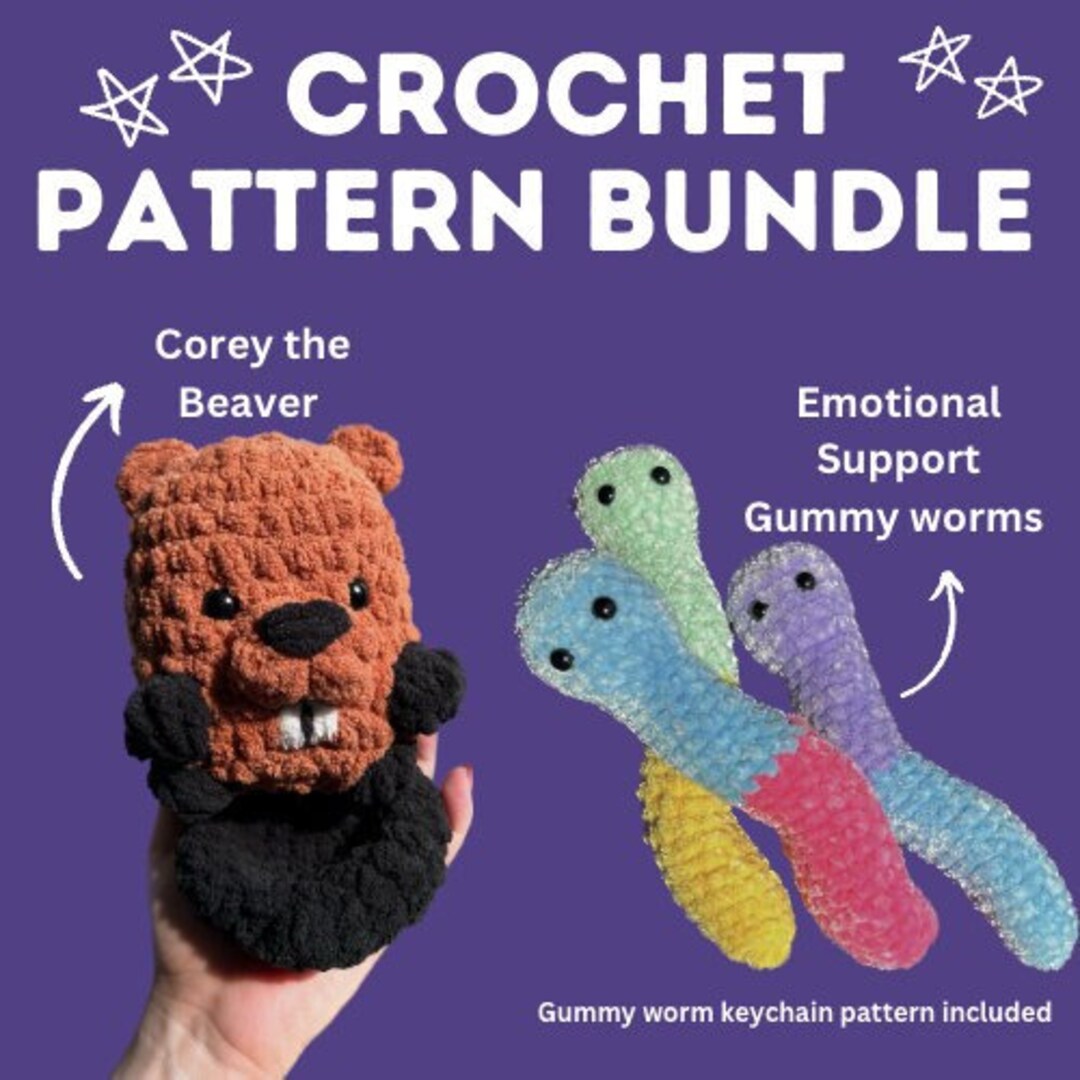 Crochet Pattern Bundle, Beginner Friendly, No-sew, Low-sew - Etsy