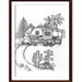 Hand Drawn Pen and Ink Drawing of Travel Trailer Living Its Best Life ...