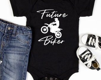 Future Biker, Future Baby Biker, Baby Biker Boy, Daddys Biker Buddy, Cute Gender Reveal Tee, Baby Shower Gift, Infant Baby Biker