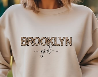 Sudadera para chica de Brooklyn, camiseta para chica nativa de Brooklyn, nacida en Brooklyn, siempre de Brooklyn, regalo para chica de Brooklyn