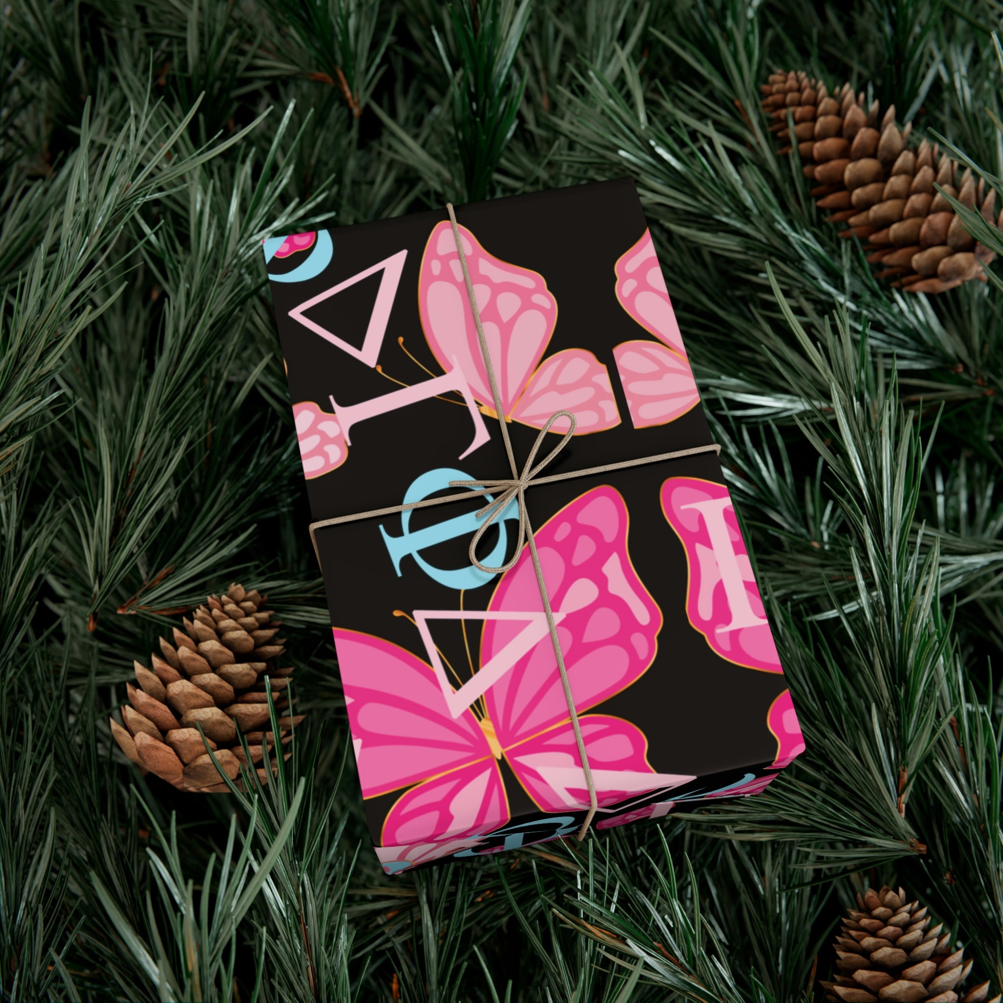 Gamma Butterfly Gift Wrap Paper Etsy