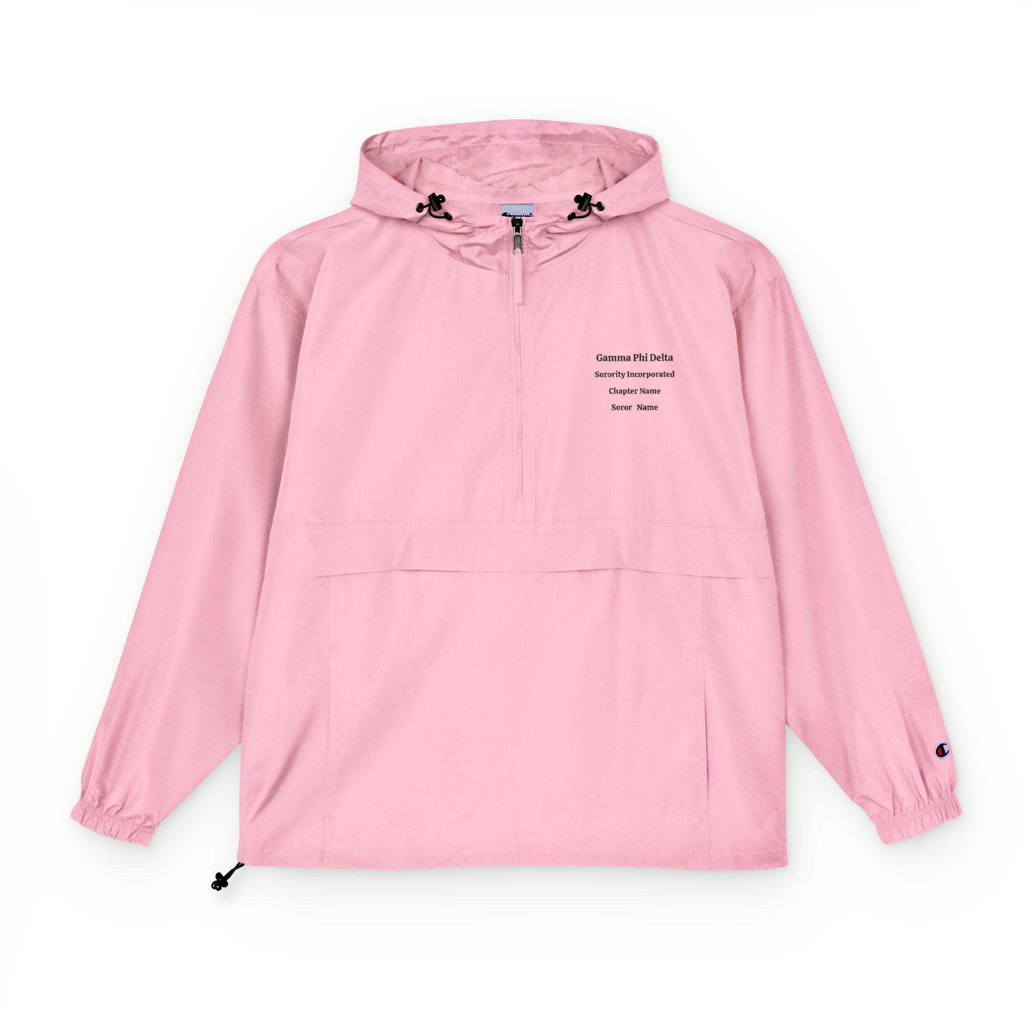 Pink Champion Champion Sweater No Hood 3d Embroidered Champion