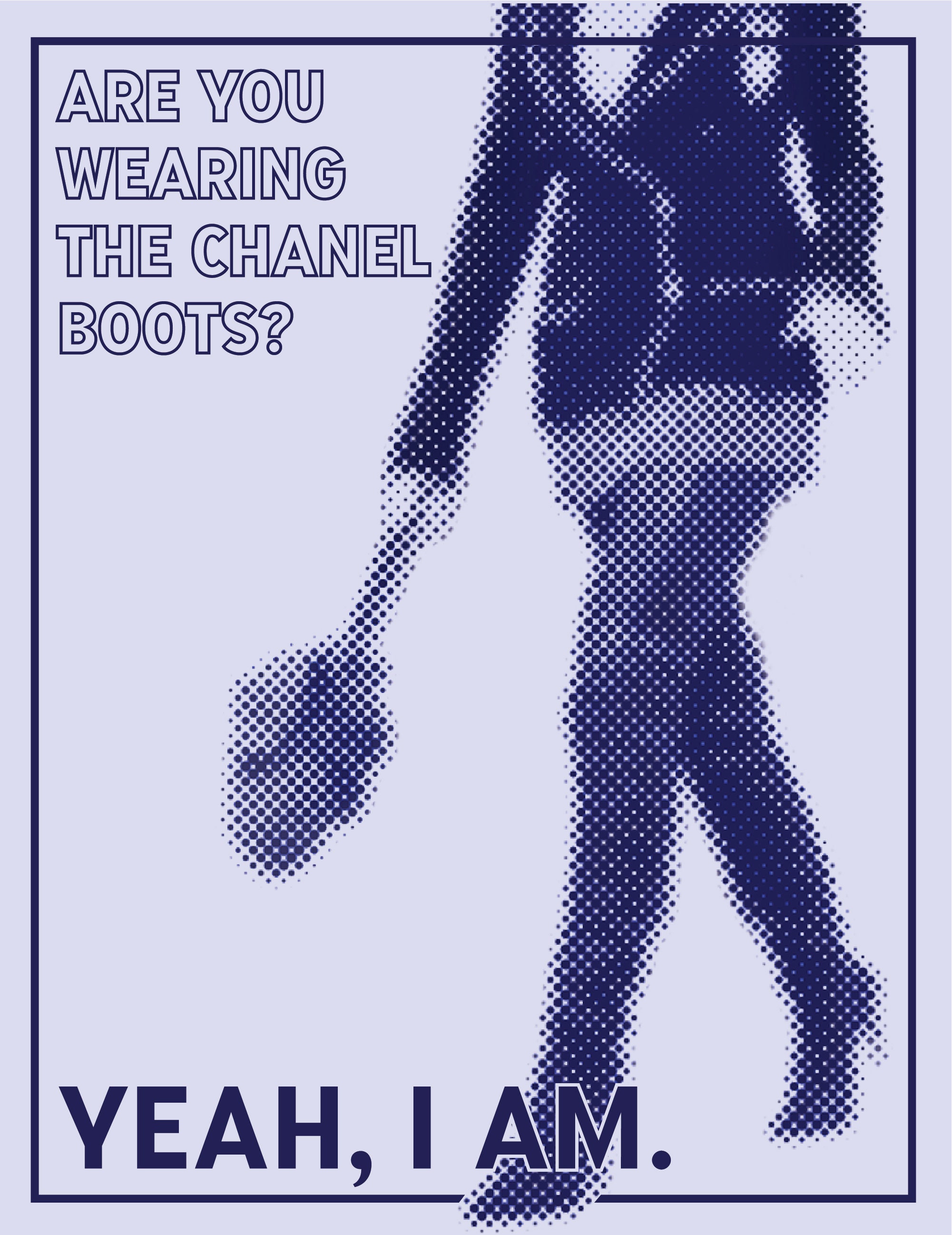 Devil Wears Prada Chanel Boots Poster Etsy
