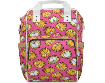 Garfield Overload Multifunctional Diaper Backpack (White)