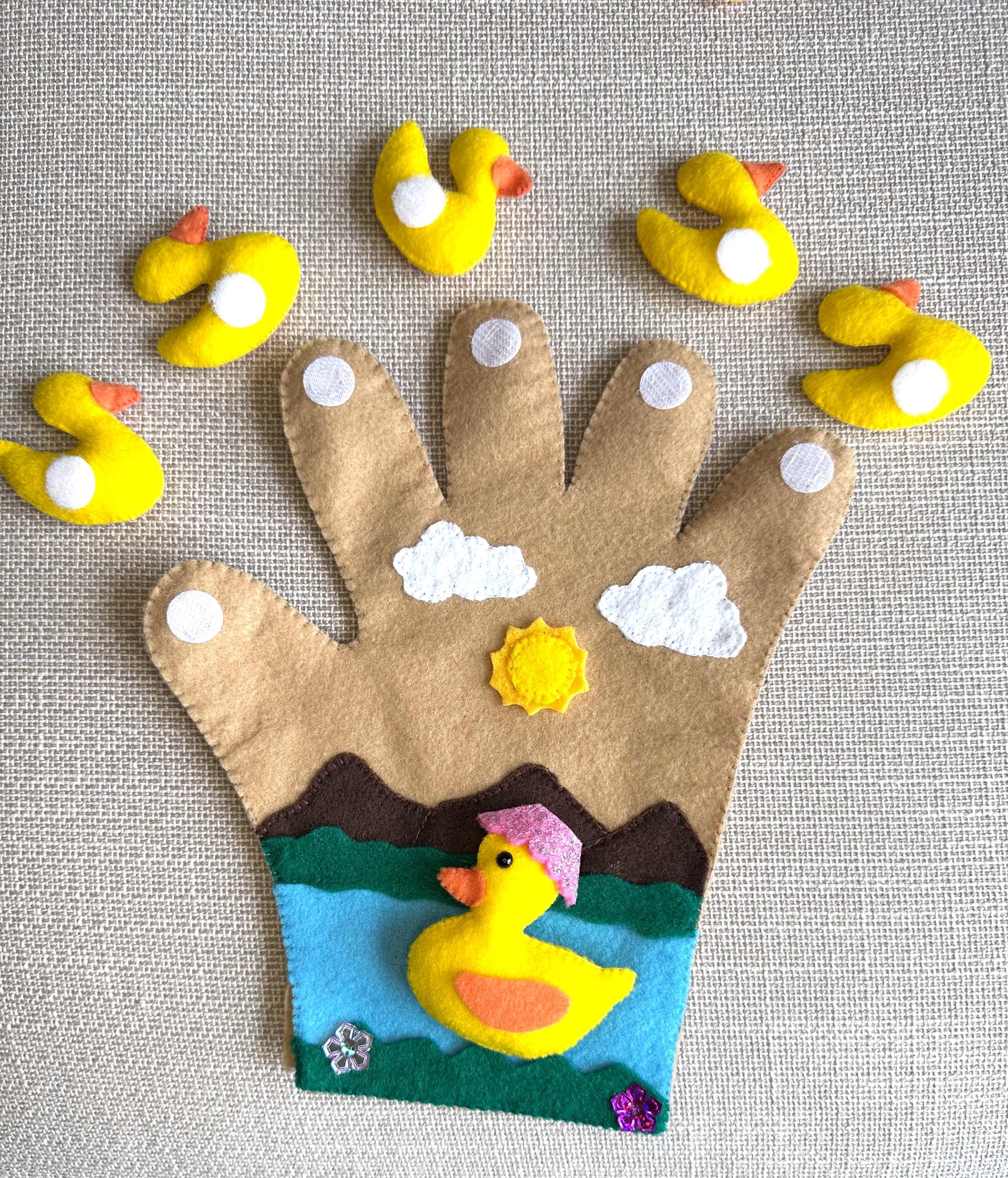 Five Little Ducks Sing Along Felt Glove- Five Little Ducks Storytelling ...
