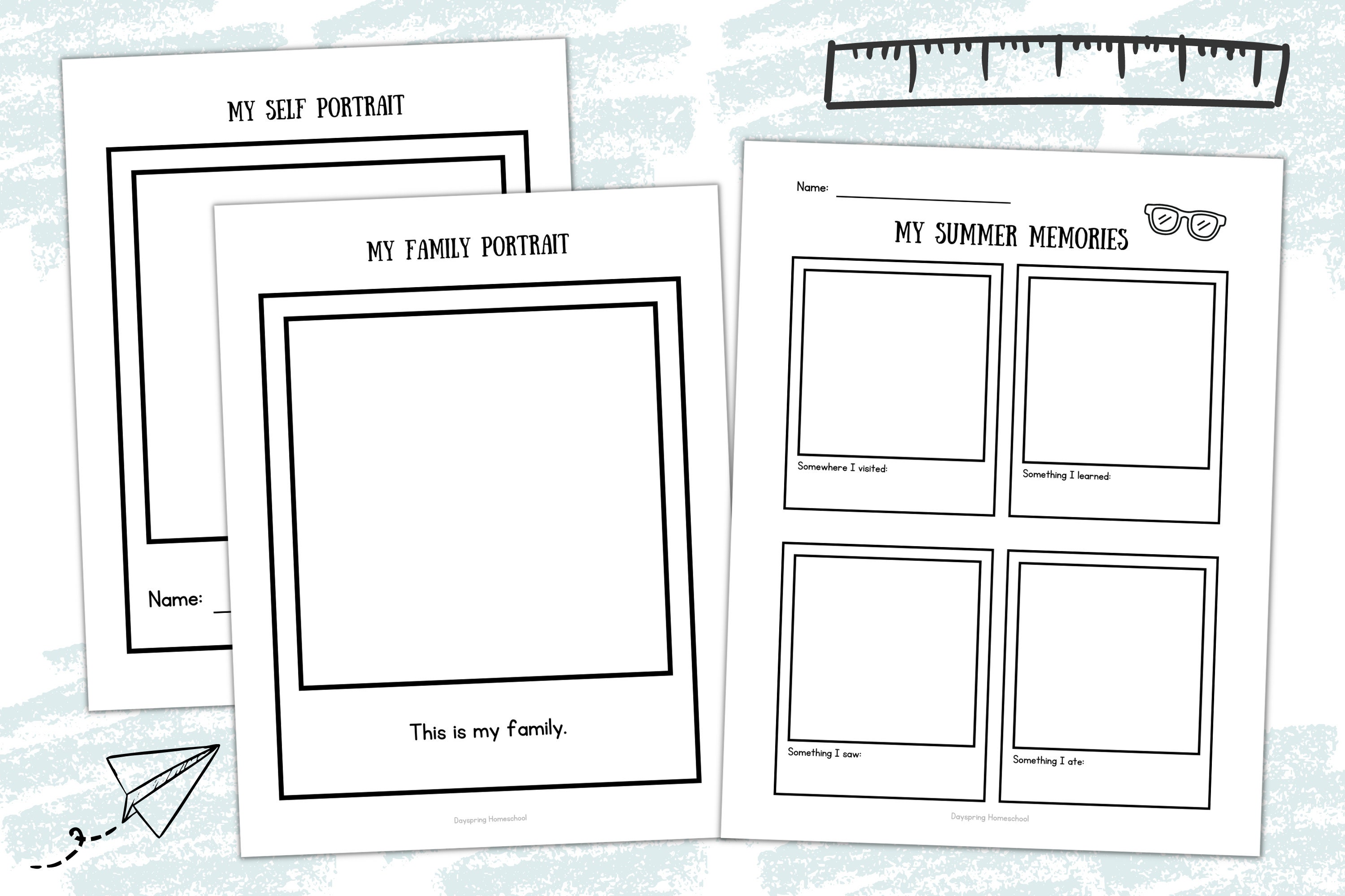Back to School Activity Bundle | Printable First Day Signs (digital ...