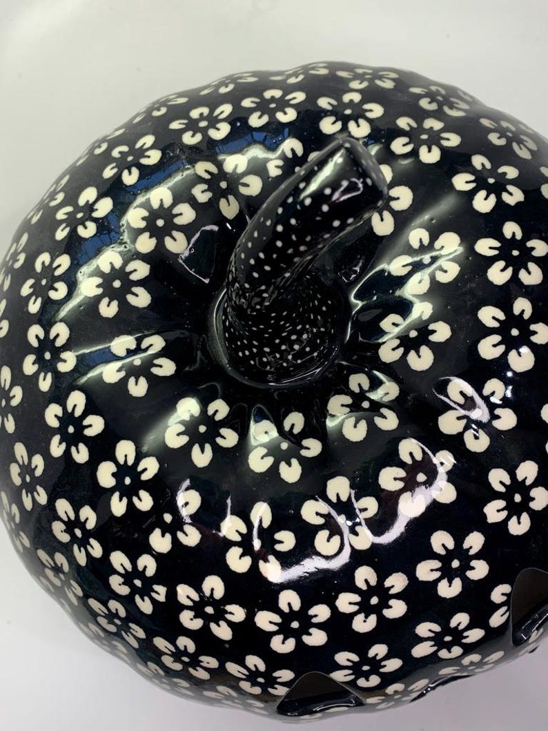 Manufaktura Ceramic Pumpkin Luminary - Thumbnail 5