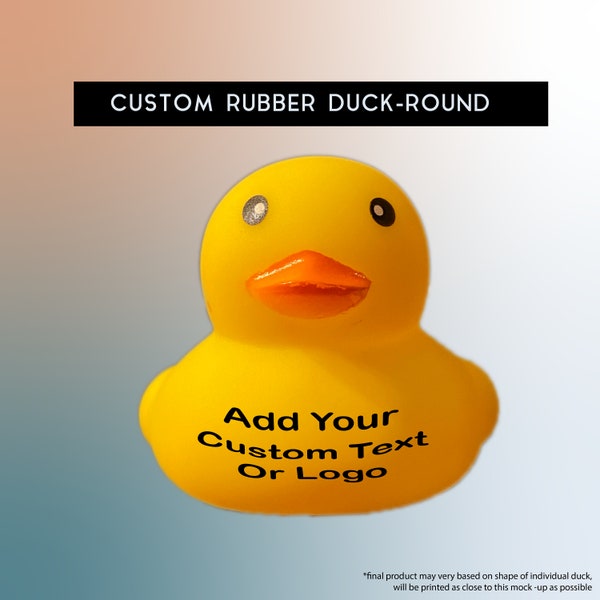 Custom Round Ducks for jeeps, Personalized duck for duck duck jeep, Custom Rubber Ducks, Round Rubber ducks.