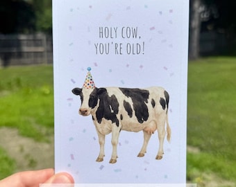 Biglietto di auguri di compleanno per vecchio codger A6 - Italia