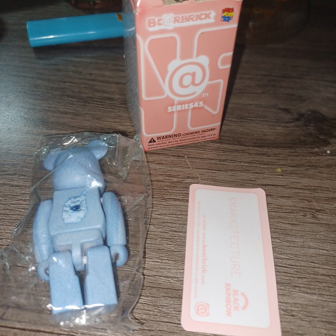 Bearbrick Series 45 Berbrick Secret 1 192 Daniel Arsham Blue Ver