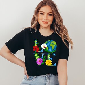 Love Earth T-shirt,Save Earth Tee, Earth Awareness, Environmental Shirt, Gift for Environmentalist,Mother Earth Tee,Earth Day T-shirt gift