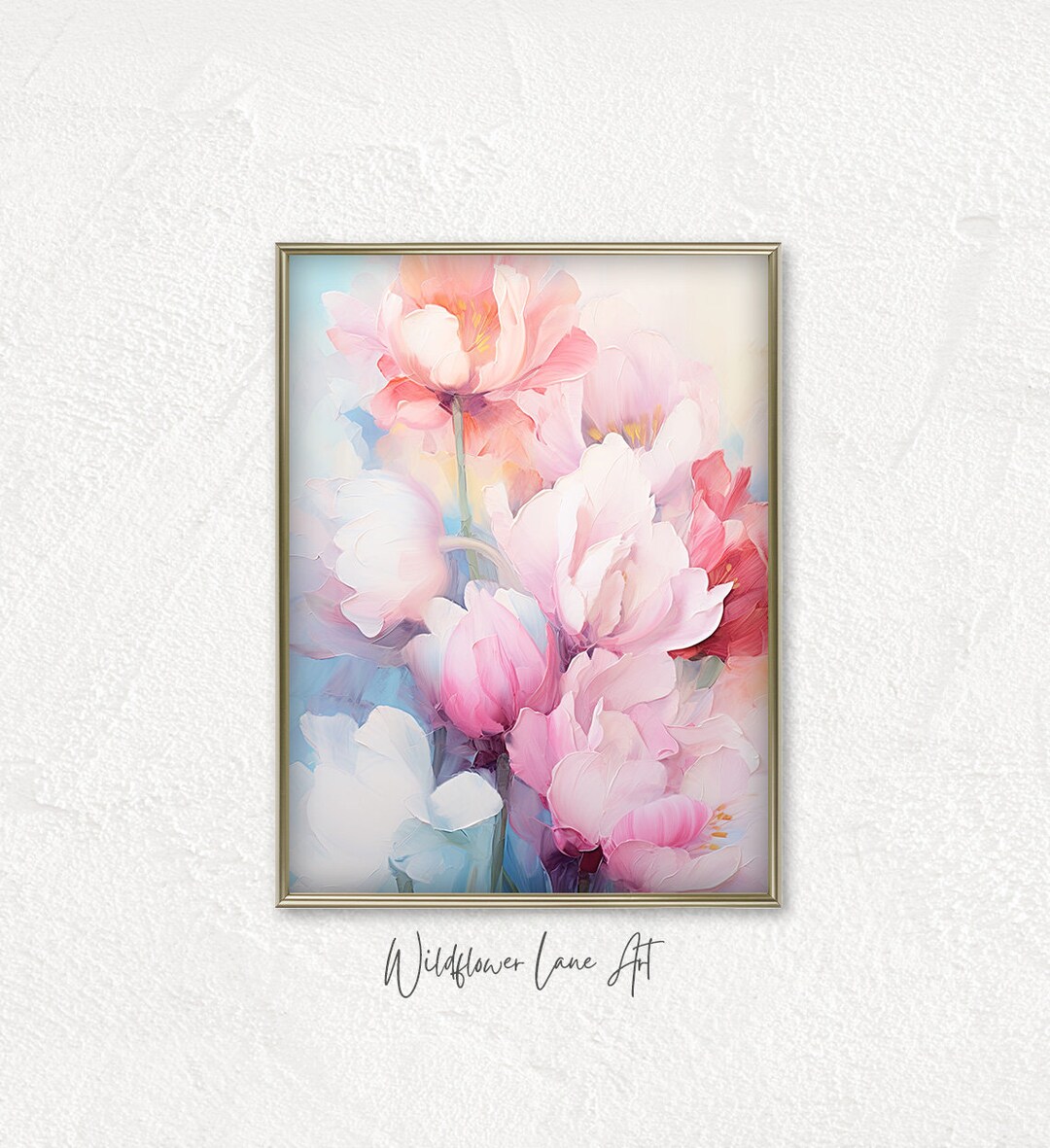 Printable Wall Art - Pretty in Pink Tulips Digital Download ...