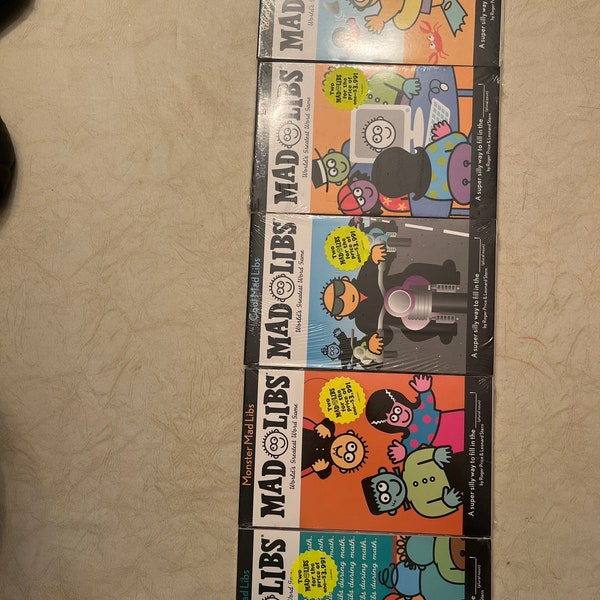 5-2 packs of Mad Libs