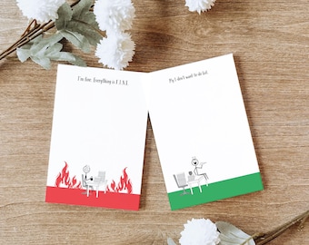 Funny Sarcastic Sticky Notes Bundle: 4x6 Office Gag Gift