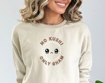 Bollywood Sweatshirt: 'No Khushi Only Gham' Funny Nostalgia Gift