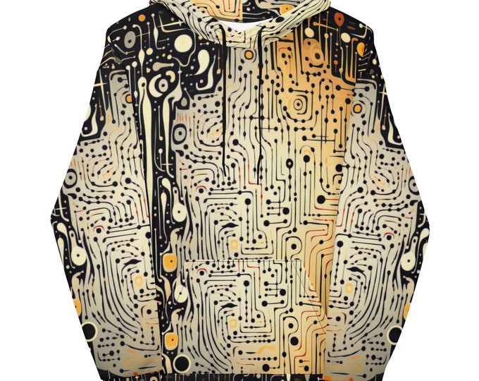 Funky Tiger® AstroLinx Hoodie, Cool Hoodie for Events, Parties, Gaming , Every Occasion,Fall