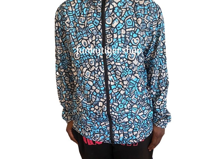 Funky Tiger® Men’s Riverbed Windbreaker Jacket - Matte