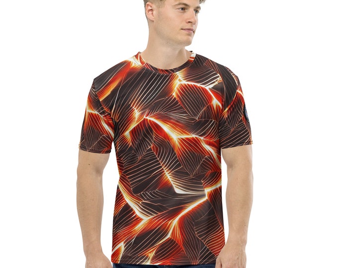 Funky Tiger® Men's  Hawaii Fierce Premium Polyester T-shirt