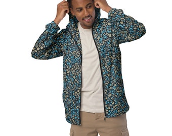 Funky Tiger® Men’s Riverbed Windbreaker Jacket - Matte