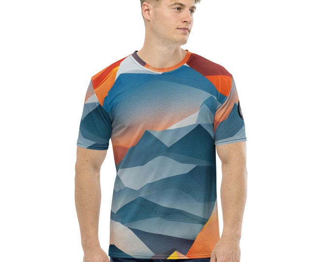 Funky Tiger® Men's Alpine Premium Polyester T-shirt