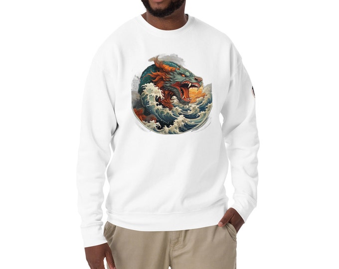 Funky Tiger® DragonSurf Sweater in White