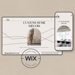 Website Template for Wix - Wix Template, Wix Theme, Blog, Creative Web Theme,Modern, Interior Design Wix Template, Wix Website Template