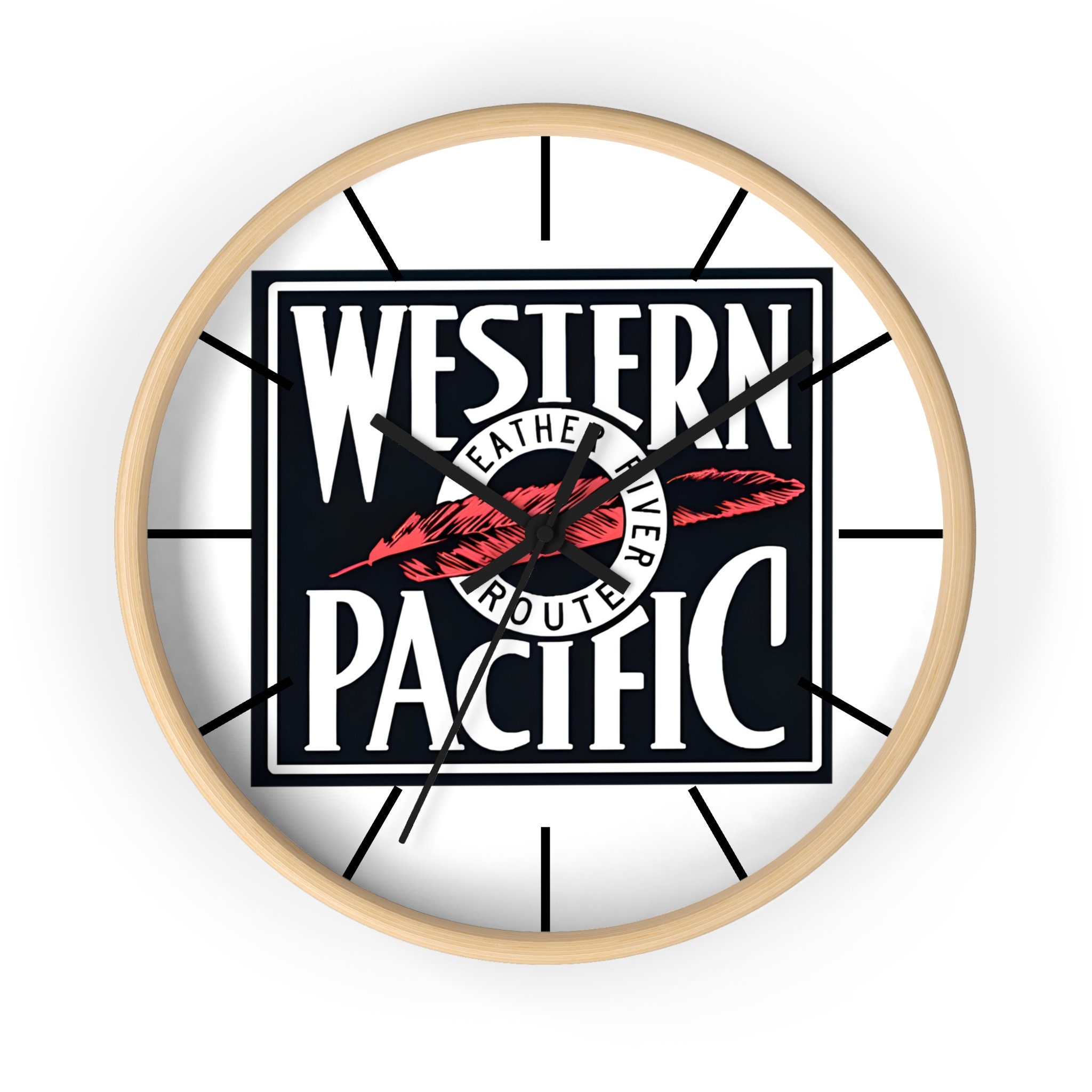 Western Pacific Feather River Route Defunct Vintage Railroad Logo ...