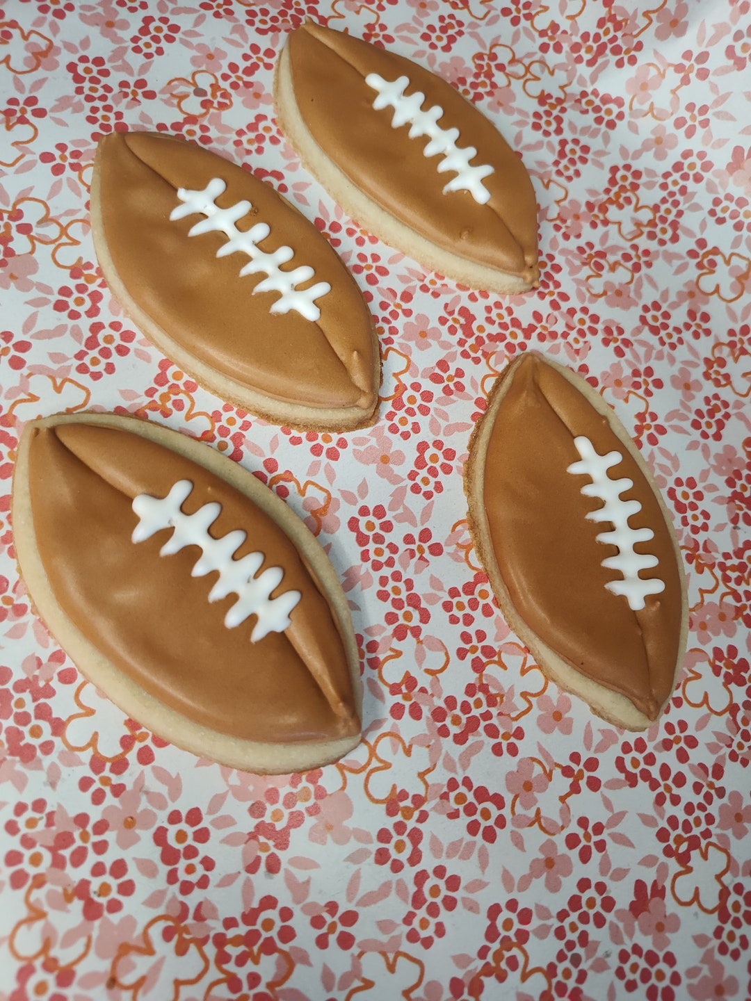 Football Cookies, Sport Cookies, Superbowl, One Dozen, Royal Icing ...