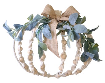 Guirnalda de Macramé, Guirnalda de Otoño, Guirnalda Boho, Guirnalda de Calabaza Boho, Guirnalda Boho