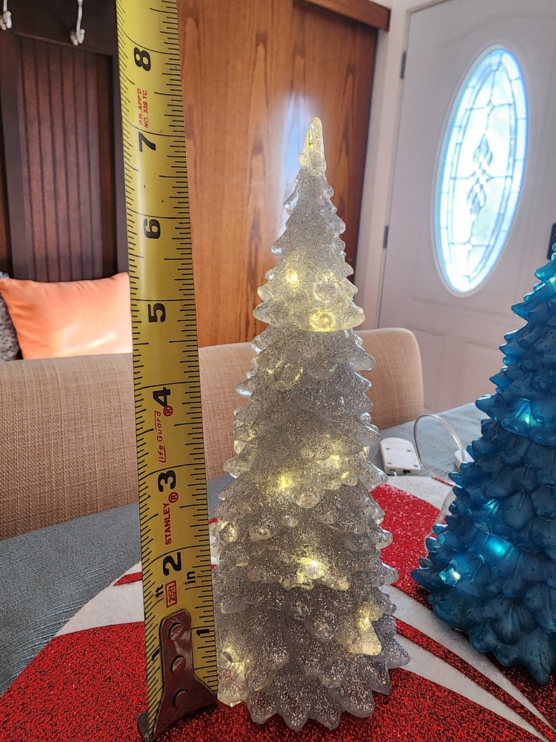 LARGE Green Light up multicolored Christmas Tree With Replaceable