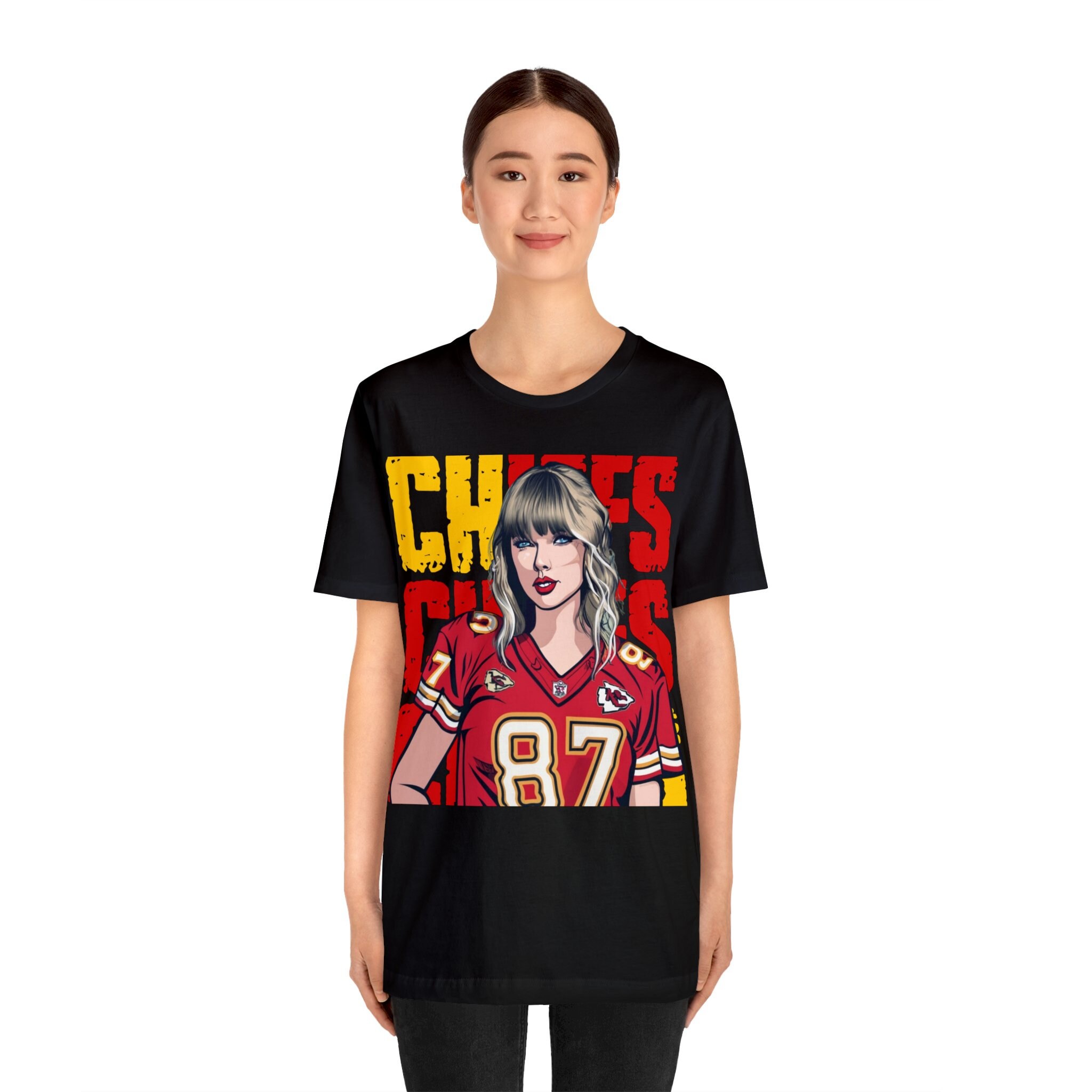 Team Traylor Shirt - Unisex Crewneck Tee, 100% Ring-Spun Cotton, Printed In USA - View #3