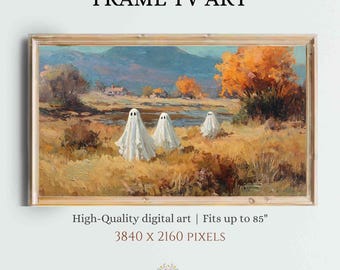 Cornice con paesaggio autunnale della famiglia fantasma, TV Art (download digitale)