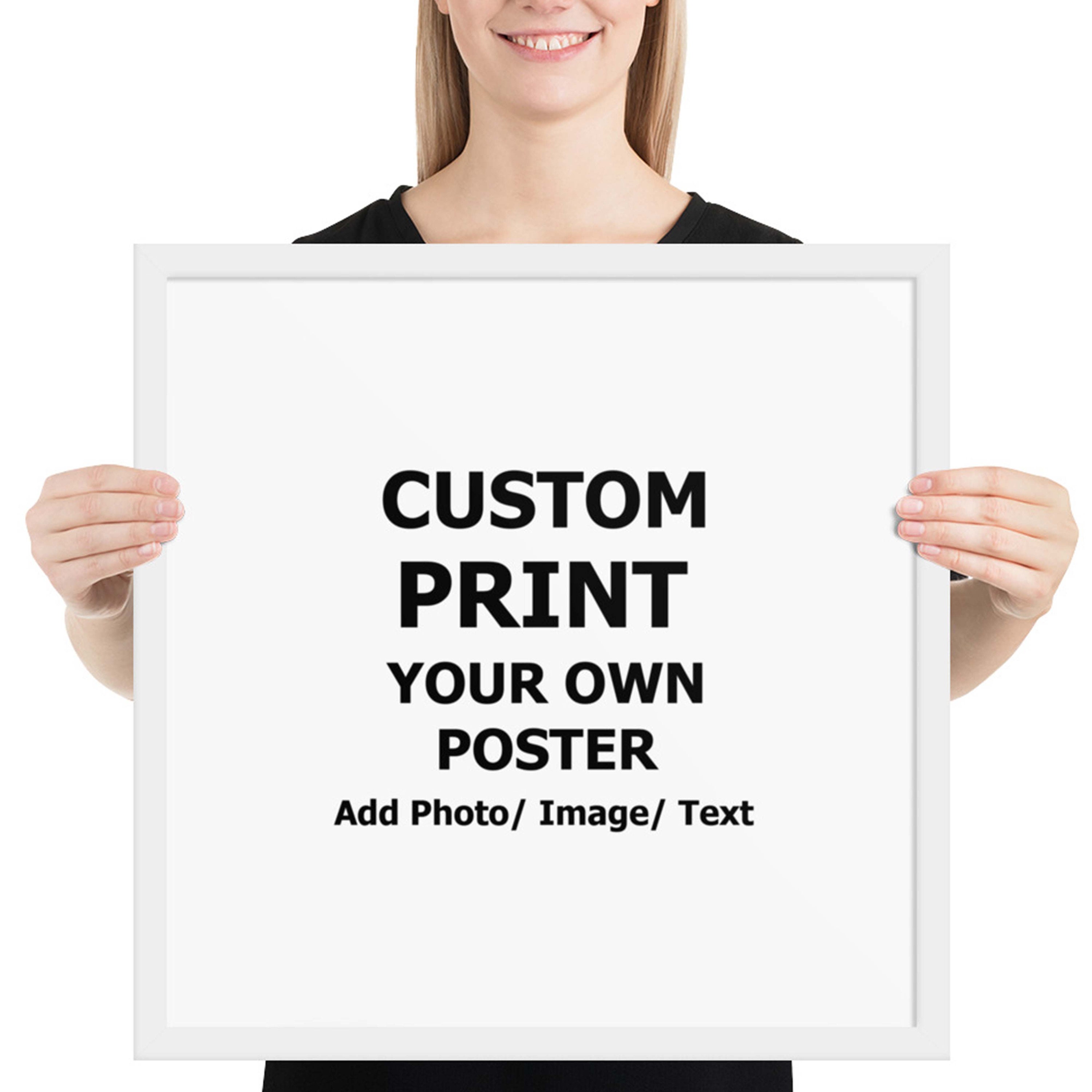 Custom Poster, Custom Printing Services, Fulfillment Services, Dropship  Poster Printing, Printing Services. 