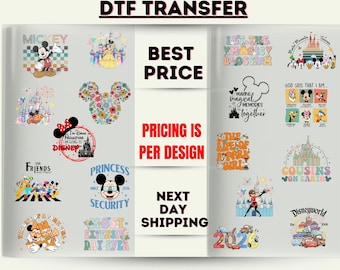 2026 Custom Disney Trip Dtf , Minnie Mouse Disney Trip, Disneyland Family, Ready For Press, Custom Dtf Transfer,